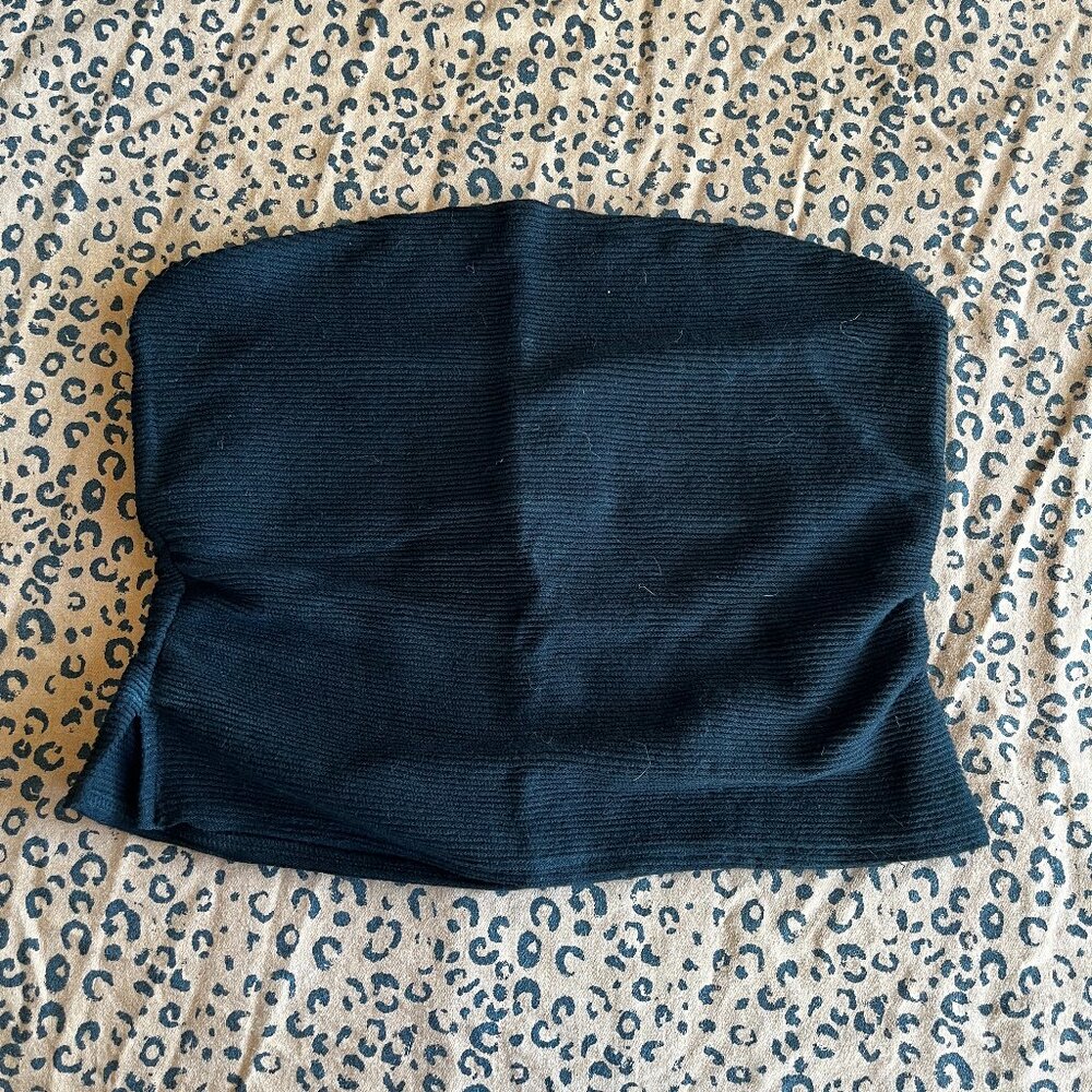 H&M Ribbed Black Tube Top